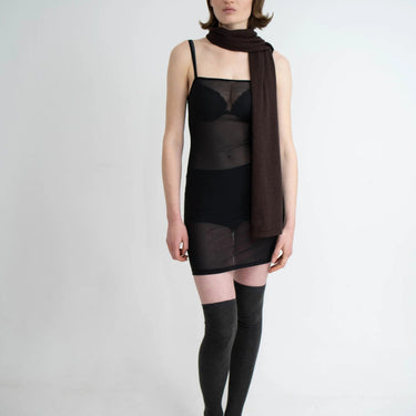 KERNEMILK LOLA SCARF dark brown - KYOTO - KERNEMILK