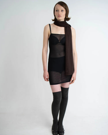 KERNEMILK LOLA SCARF dark brown - KYOTO - KERNEMILK