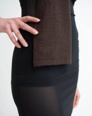 KERNEMILK LOLA SCARF dark brown - KYOTO - KERNEMILK