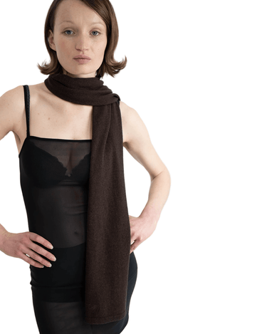 KERNEMILK LOLA SCARF dark brown - KYOTO - KERNEMILK