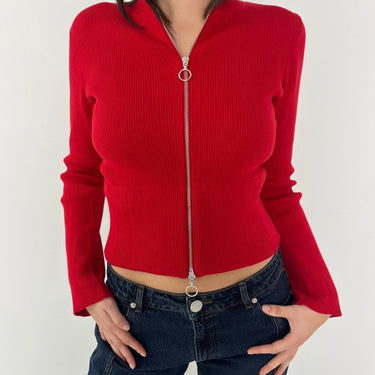 KERNEMILK SHINE CARDIGAN red - KYOTO - KERNEMILK