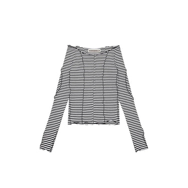 KERNEMILK SPRING CARDIGAN fun BLACK/WHITE - KYOTO - KERNEMILK