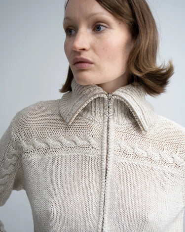 KERNEMILK SUI CARDIGAN beige melang - KYOTO - KERNEMILK