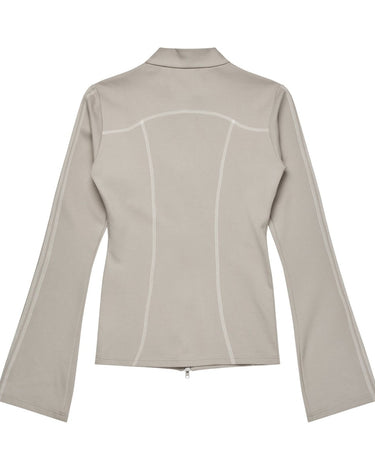 KERNEMILK Zoe track blouse beige - KYOTO - KERNEMILK