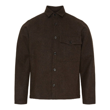 KLAUS SAMSØE Overshirt Brun Made in Denmark - KYOTO - KLAUS SAMSØE