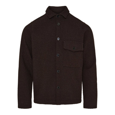KLAUS SAMSØE Overshirt Brun x Kvadrat textil - KYOTO - KLAUS SAMSØE