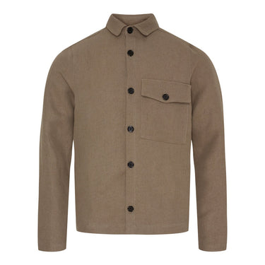 KLAUS SAMSØE Overshirt SAND Kvadrat NY - KYOTO - KLAUS SAMSØE