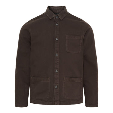 KLAUS SAMSØE Pullover Waiters jacket Dark brown - KYOTO - KLAUS SAMSØE
