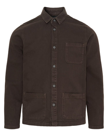 KLAUS SAMSØE Pullover Waiters jacket Dark brown - KYOTO - KLAUS SAMSØE