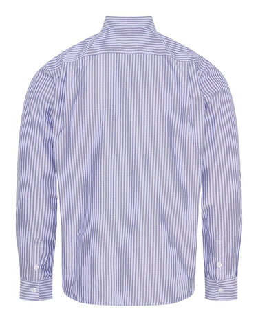 KLAUS SAMSØE Shirt Strib Navy / Hvid - KYOTO - KLAUS SAMSØE