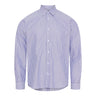 KLAUS SAMSØE Shirt Strib Navy / Hvid - KYOTO - KLAUS SAMSØE