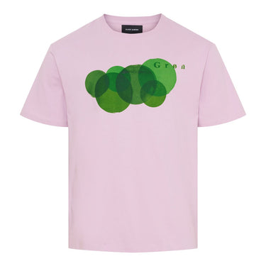 KLAUS SAMSØE T-shirt Lyserød m grøn - KYOTO - KLAUS SAMSØE