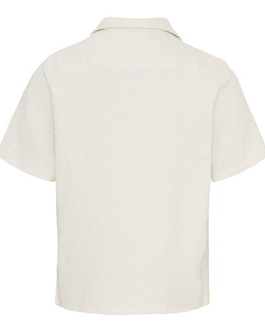 Kyoto Berry Honeycomb Skjorte Offwhite - KYOTO - Kyoto