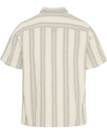 Kyoto Berry Texture strib Skjorte Offwhite - KYOTO - Kyoto