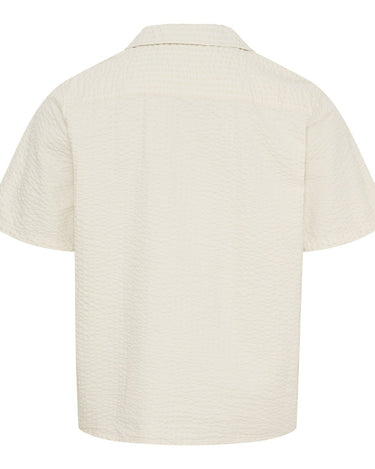 Kyoto Joseph Embossed Skjorte Offwhite - KYOTO - Kyoto