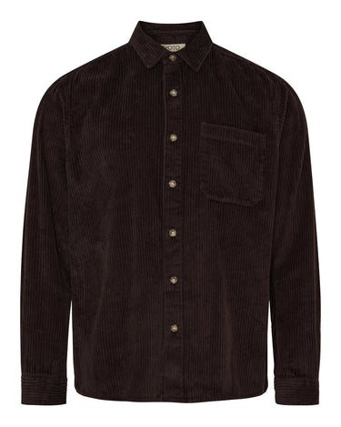 Kyoto KY128 Dark Chocolate cord 11 overshirt - KYOTO - Kyoto