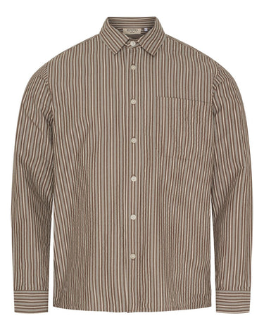 Kyoto KY90 Coffee shirt Stripe - KYOTO - Kyoto
