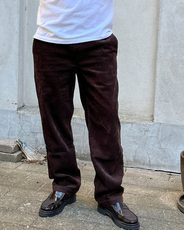 Kyoto KYDitlev Chino pants Fløjl Brown - KYOTO - Kyoto