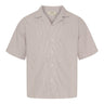 Kyoto KYLeon Mens SS Shirt White/Brown - KYOTO - Kyoto