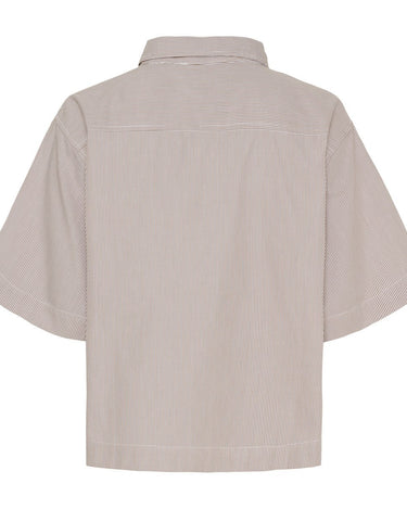 Kyoto KYSally SS Shirt White/Brown - KYOTO - Kyoto