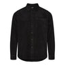 Kyoto KYSigurd Mens LS Shirt Fløjl Black - KYOTO - Kyoto