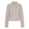 Kyoto KYVictoria LS Shirt White/Brown - KYOTO - Kyoto