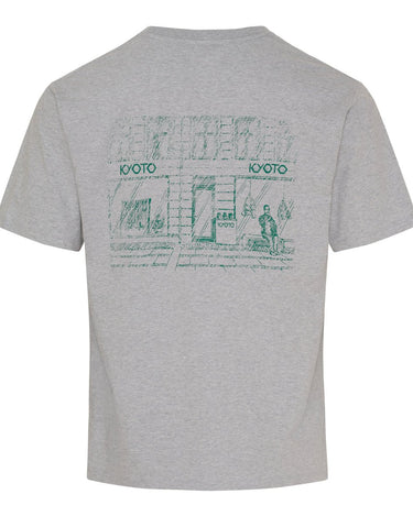 Kyoto Print T-Shirt Light Heather - KYOTO - Kyoto