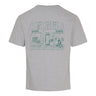 Kyoto Print T-Shirt Light Heather - KYOTO - Kyoto