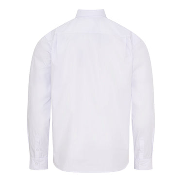 KLAUS SAMSØE Shirt Strib Hvid med tynd blå strib