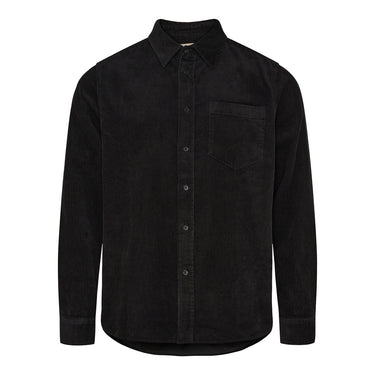 Kyoto KYSigurd Mens LS Shirt Fløjl Black