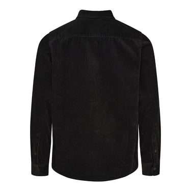 Kyoto KYSigurd Mens LS Shirt Fløjl Black