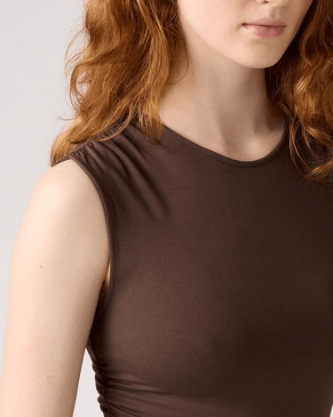 Levi’s® CRYSTAL RUCHED T-shirts BRACKEN Browns - KYOTO - Levi’s® women