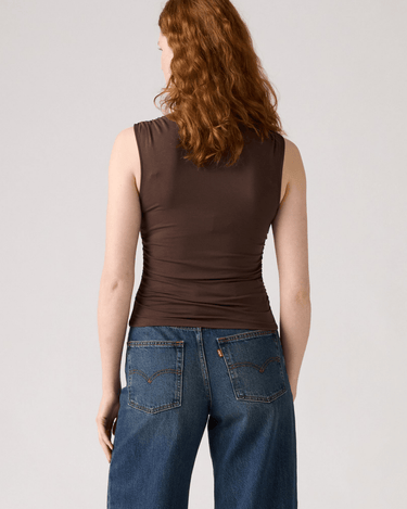 Levi’s® CRYSTAL RUCHED T-shirts BRACKEN Browns - KYOTO - Levi’s® women