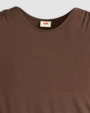 Levi’s® CRYSTAL RUCHED T-shirts BRACKEN Browns - KYOTO - Levi’s® women