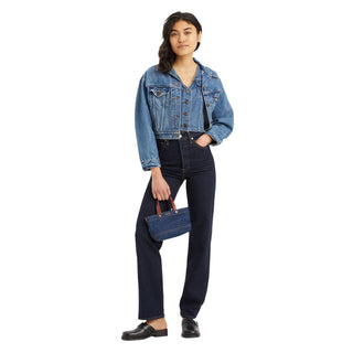 Levi’s® - Ribcage Full Length Small Course Jeans Dark Indigo - Flat Finish - KYOTO - Levi’s® women