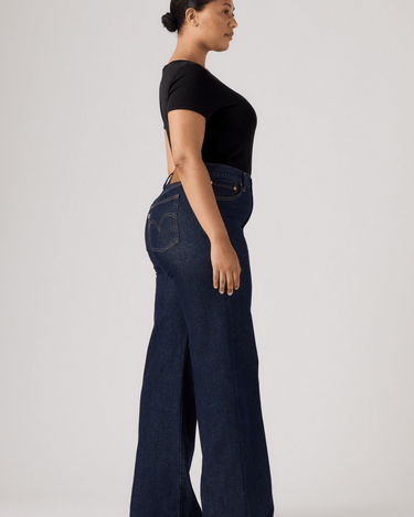Levi’s® RIBCAGE WIDE LEG H223 SHADED VIEW Dark Indigo - KYOTO - Levi’s® women