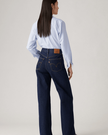 Levi’s® RIBCAGE WIDE LEG H223 SHADED VIEW Dark Indigo - KYOTO - Levi’s® women