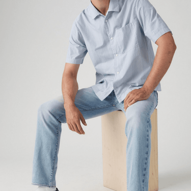 Levi’s® SS TOWNES BOXY SHIRT ALEXXIS STRIPE HAMP Blue - KYOTO - Levi’s®