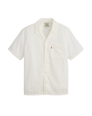 Levi’s® THE SUNSET CAMP SHIRT EMBER DETAIL STRIP Whites - KYOTO - Levi’s®