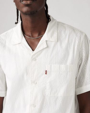 Levi’s® THE SUNSET CAMP SHIRT EMBER DETAIL STRIP Whites - KYOTO - Levi’s®