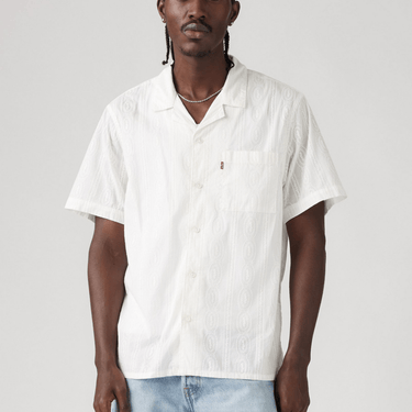 Levi’s® THE SUNSET CAMP SHIRT EMBER DETAIL STRIP Whites - KYOTO - Levi’s®