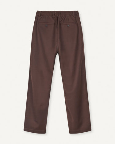 Libertine Agency pant 3486 Dark Brown Melange - KYOTO - Libertine - Libertine