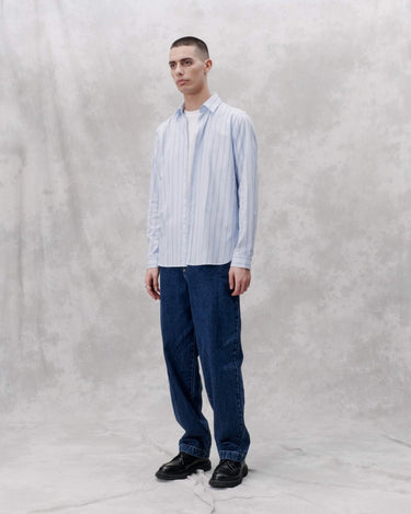 Libertine Babylon 3635 Blue Stripe shirts - KYOTO - Libertine - Libertine