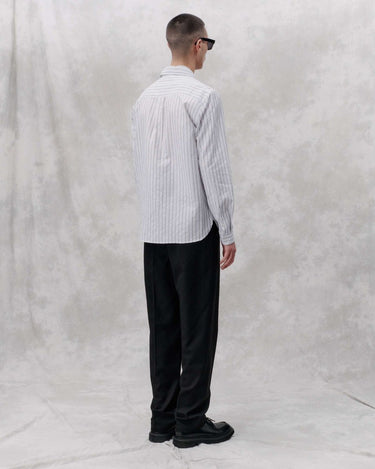Libertine Babylon 3643 Black Sand Stripe shirts - KYOTO - Libertine - Libertine