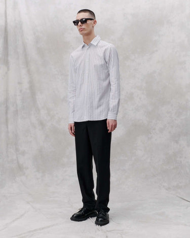 Libertine Babylon 3643 Black Sand Stripe shirts - KYOTO - Libertine - Libertine