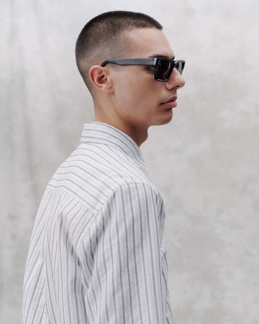 Libertine Babylon 3643 Black Sand Stripe shirts - KYOTO - Libertine - Libertine