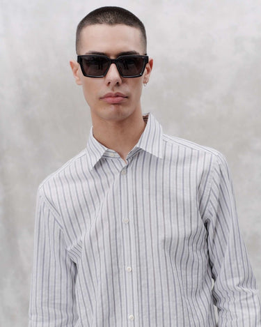 Libertine Babylon 3643 Black Sand Stripe shirts - KYOTO - Libertine - Libertine