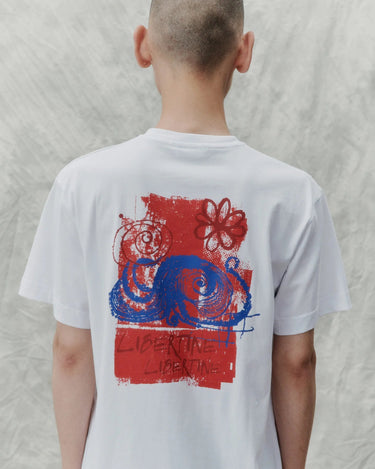 Libertine Beat Litho 1868 White T-shirt - KYOTO - Libertine - Libertine