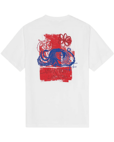 Libertine Beat Litho 1868 White T-shirt - KYOTO - Libertine - Libertine