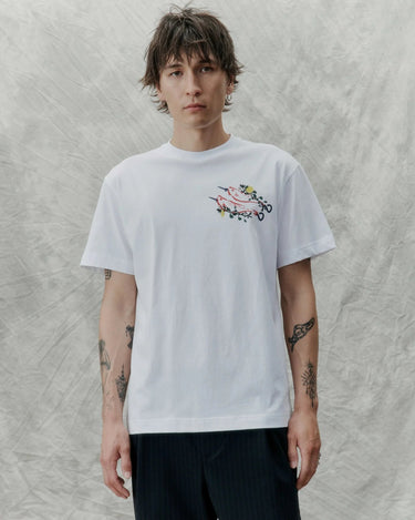 Libertine Beat Skewer 1868 White T-shirt - KYOTO - Libertine - Libertine